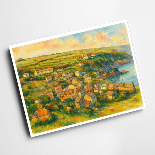 Print the village gorran - the, village,