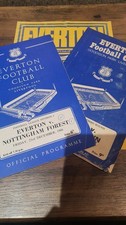 Everton Programmes Set Of 3