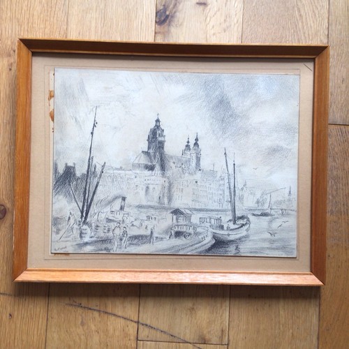 Old vintage illegible signed - old,