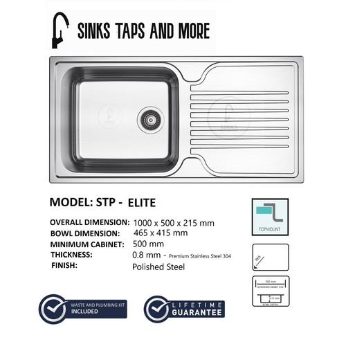 Stm single bowl - stm, stainless