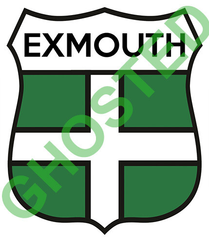 Exmouth devon car sticker - car,
