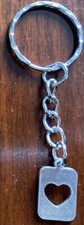 HEART KEY RINGS,Assorted.Ideal