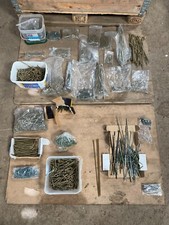 JOBLOT OF ASSORTED SIZE DECKING WOOD SCREWS FIXINGS TIMBER £75 + VAT