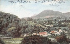 POSTCARD - SHROPSHIRE - CHURCH STRETTON - THE CARADUE FROM THE SOUTH - 1908