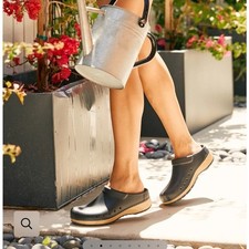 DANSKO Kane Black Molded Clogs