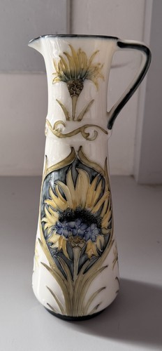 Art nouveau blue cornflower - art,