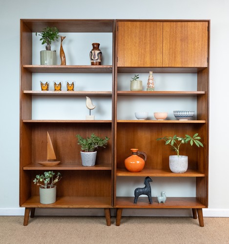 Pair vintage mid - mid, century