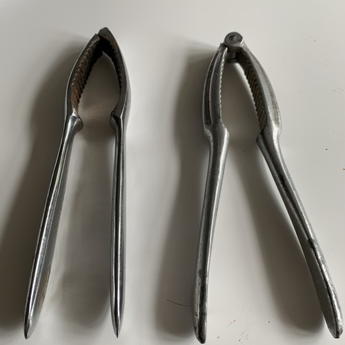 Vintage metal nut crackers - metal,