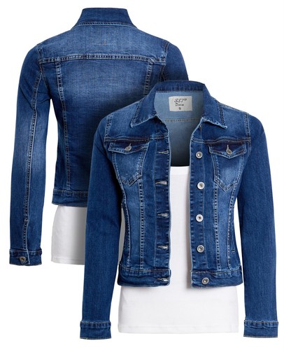Womens fitted denim jackets - womens,