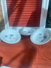 Wedgewood Ice Rose Set of 6 Dessert/Soup Bowls (20cms)