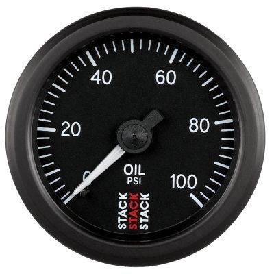 Stack 100 psi oil pressure - stack, 0-100