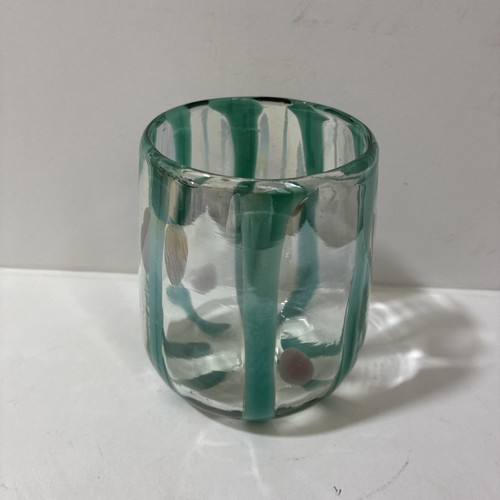 Hand blown glass tumbler - glass,