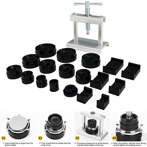 Watch back press - tool, with