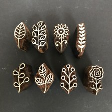 Small Flowers & Leaves Wooden