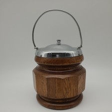 Vintage Wooden Oak Biscuit