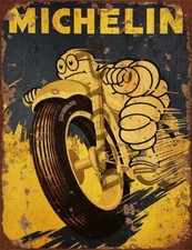 MICHELIN  #s941 SIGN 8 x 6" GARAGE ALUMINIUM  METAL NEW VINTAGE TYRES 