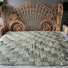 Vintage Liberty William Morris Fabric Patchwork Throw Quilt Double Size 