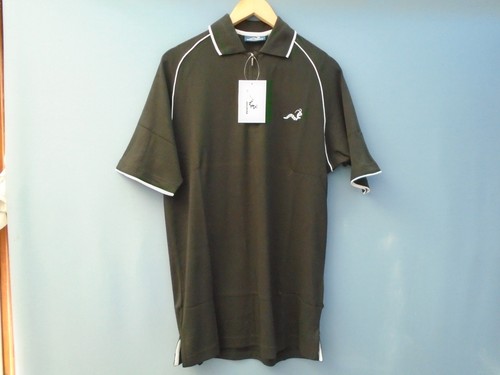 New woodworm zip neck polo - neck, ss
