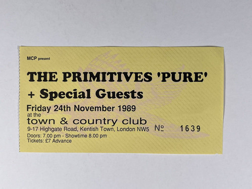 The primitives ticket - ticket, +