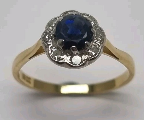 18ct gold sapphire 0 - 18ct, &