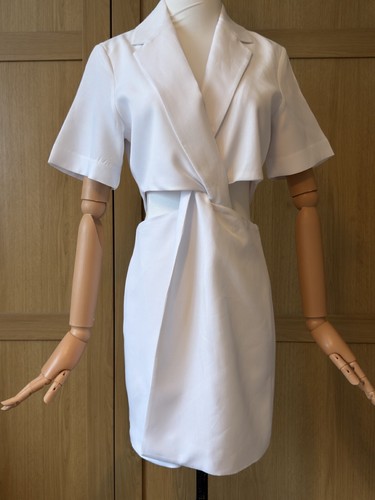 Zara white blazer dress short - zara,