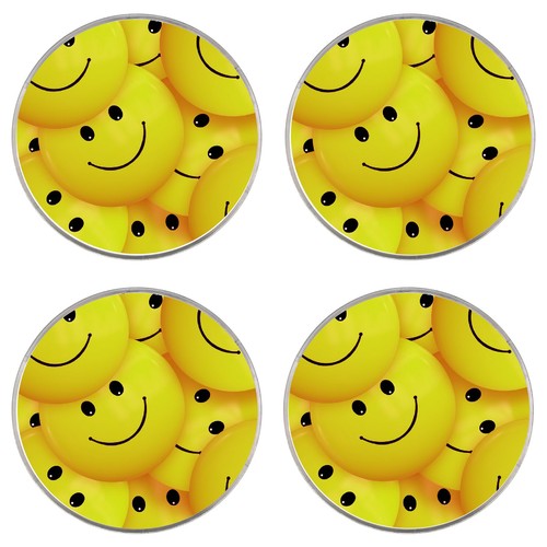 Yellow smiley face x - x, 80mm