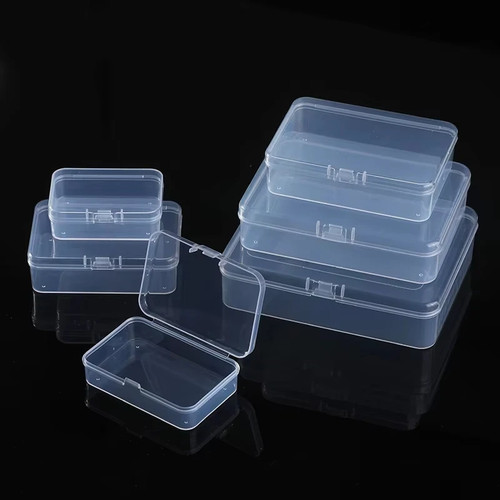 Mini square clear plastic - square,