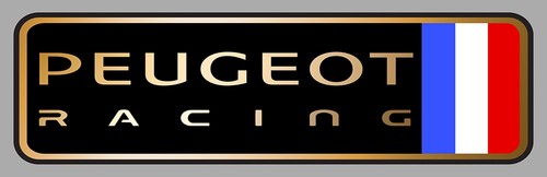 Peugeot racing lion sticker - racing,