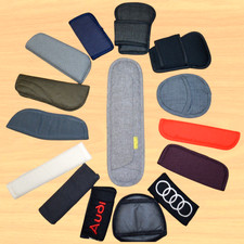 15 x MIXED BUNDLE LOT OF PRAM OR CARSEAT SEAT BELT SHOULDER STRAP COVER PADS