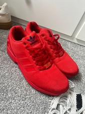 Adidas ZX FLUX red trainer