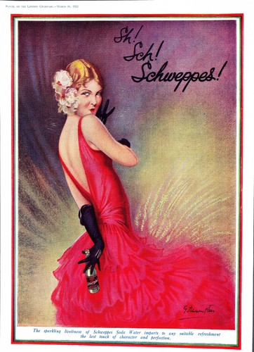 1932 advert for schweppes soda - advert,