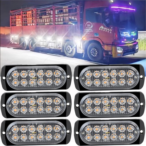 6pcs ultra slim led - slim, 12-led
