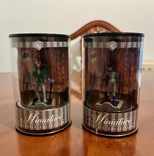 Vintage 1999 Warner Bros. Batman The Animated Series Batgirl & The Riddler Figs