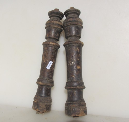 Victorian turned wooden - turned,