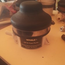 Whale Babyfoot self-priming water pump. Foot operated for boat / caravan galley