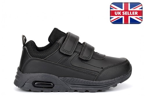 Boys touch fasten school shoes - boys,