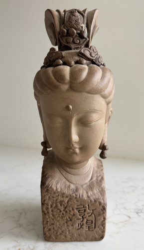 Chinese pottery buddha from - chinese,
