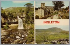 INGLETON North Yorkshire Multiview Postcard