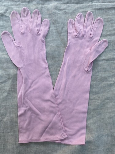 Vintage pink opera gloves - pink,