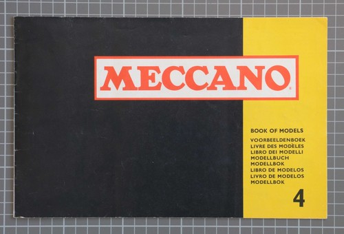 Vintage meccano book models - of,
