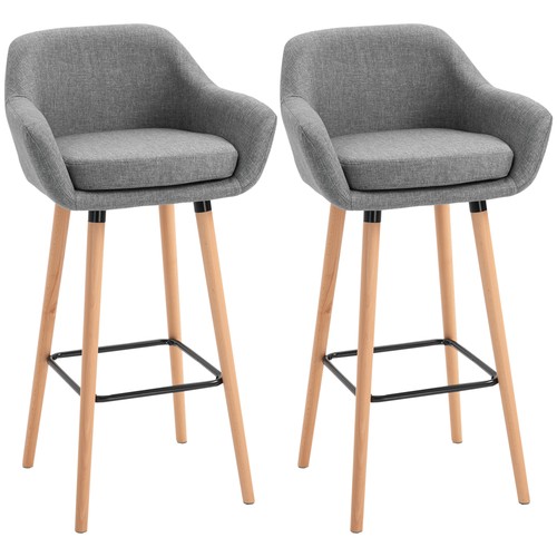 Homcom set bar stools - of, 2