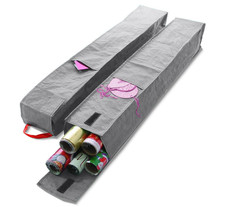 2x Grey Christmas Gift Wrap &