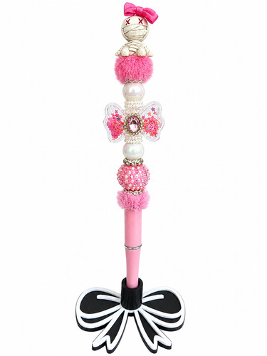 Pink gothic mummy skeleton - gothic,