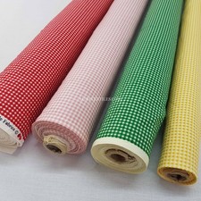 100% Cotton Tiny Gingham Check