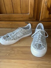 New Balance Pro Court Trainers Leopard Cheetah Print Rare UK Size 7 VGC Grey