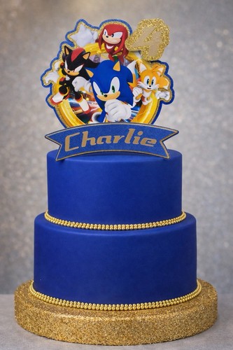 Sonic the hedgehog cake topper - the,