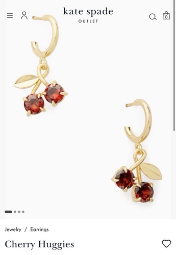 Kate spade cherry - cherry, earrings