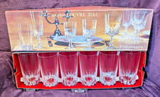 6x Boxed Cristal d'Arques "Louvre" Lead Crystal Tumblers ~ 270ml ~ VGC