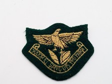 Vintage Zambian National Service Patch Fabric Badge. Military Army Africa Zambia