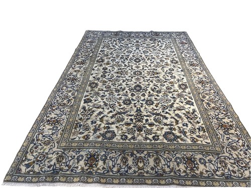 Vintage oriental rug kashan - vintage,